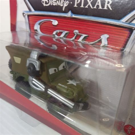 Buy Disney Pixar Cars Sarge Race Team with Headset Mattel Original ...