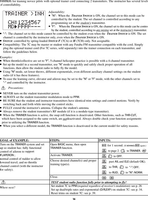 Image result for Futaba 7C Programming