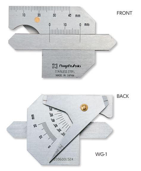 Thước đo mối hàn 0-3mm WG-1(M) niigataseiki, WG-1(M)