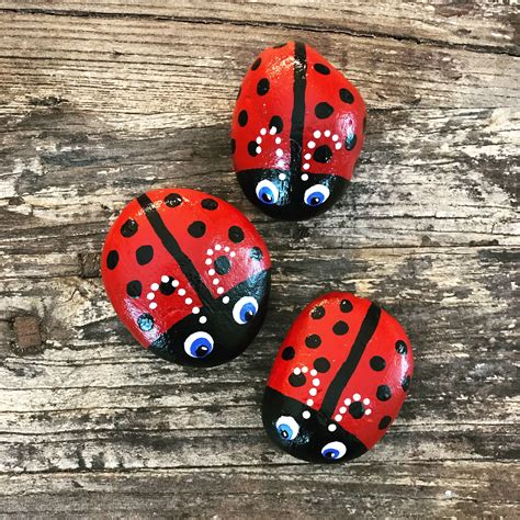 Easy Rock Painting Ideas Ladybug at Xavier Vara blog