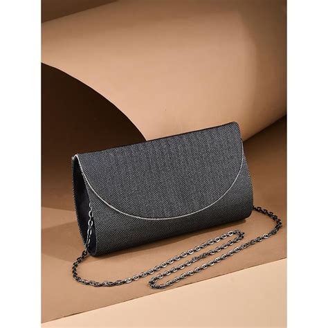 Buy Fabindia Grey Textured Polyester Clutch Online
