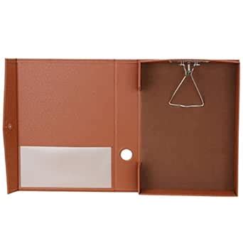 BNF® A4 Pu Leather Desktop File Folder Paper Box Document Organizer ...