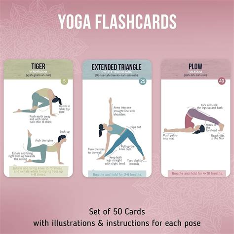 merka Yoga Cards Flashcard Deck - 50 Plastic Cards, India | Ubuy