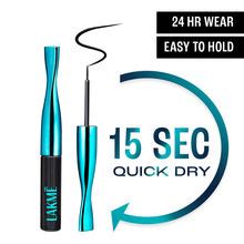 Lakme 9 to 5 Eyeconic Liquid Eyeliner - Intense Black