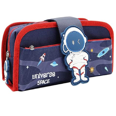 E-ROYAL SHOP Space Astronaut Pencil Case Large Capacity Pen Bag, Cute ...