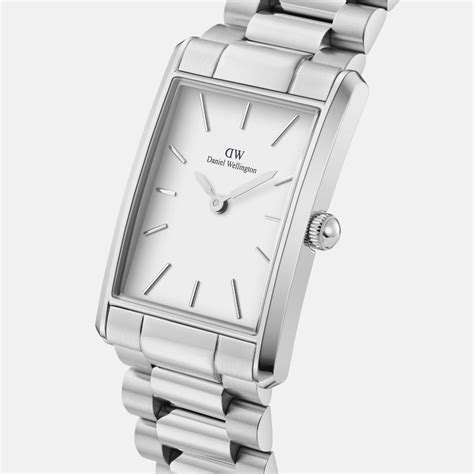 Buy Daniel Wellington Men Analogue Rectangular White Dial Watch ...