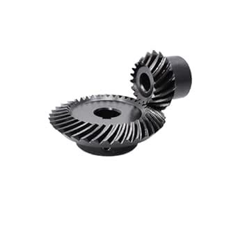 Bevel Gear Pinion Hardware Mechanical Two Pieces Spiral Helical Bevel ...