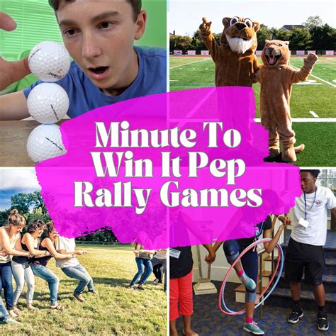 57 Minute To Win It Pep Rally Games - momma teen