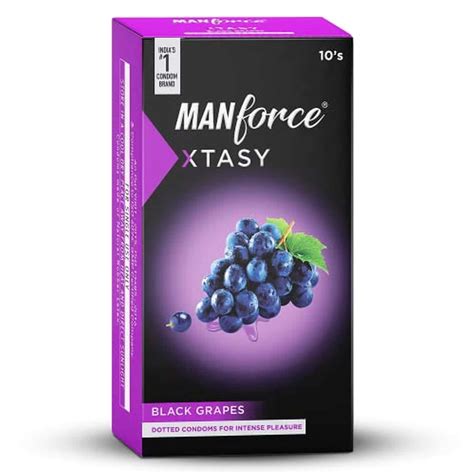 Buy MANFORCE 3 IN 1 (RIBBED CONTOUR DOTTED) WILD BLACK GRAPES FLAVORED ...
