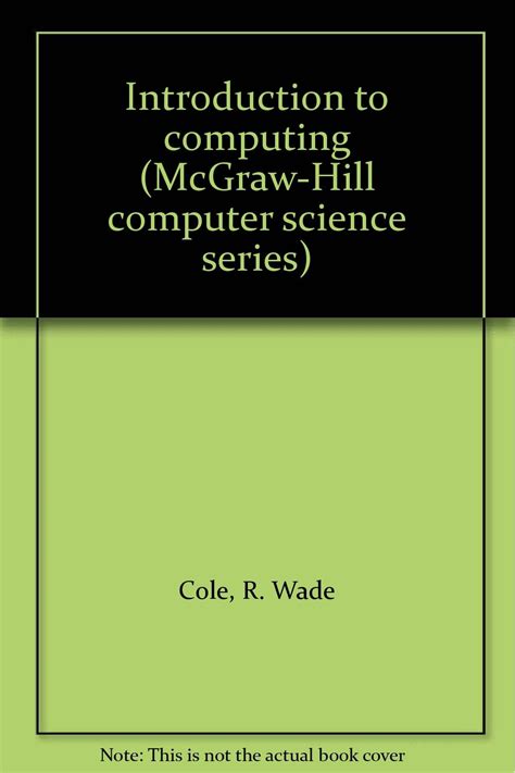 Image result for Introduction to Computing Science Book