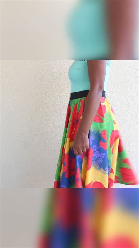 Easy half circle skirt sewing tutorial - make a pattern in any size ...