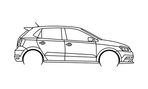 Silhoutte of Volkswagen Polo – TheMiniature