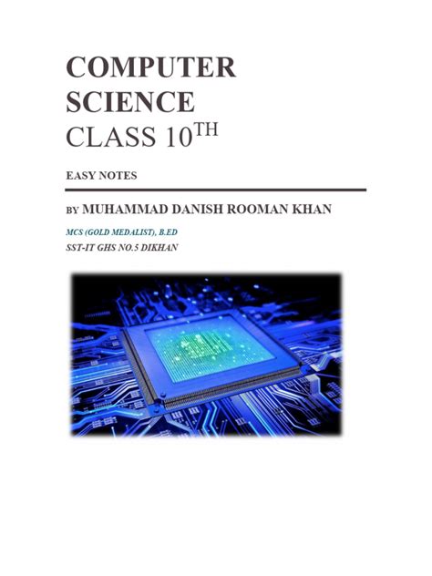 Image result for Computer Class 10 Notes