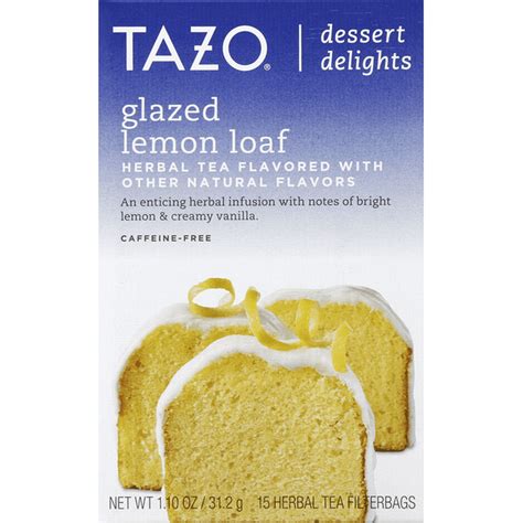 TAZO Tea Herbal Tea, Glazed Lemon Loaf (15 each) Delivery or Pickup ...