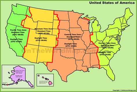 17 Us Time Zones Tennessee Map Images