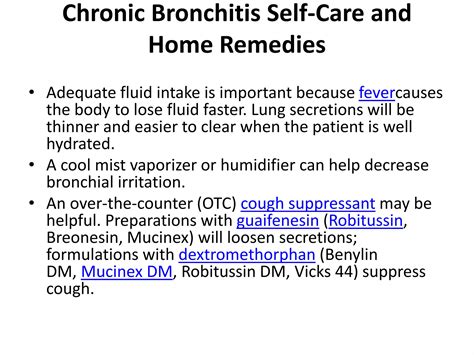 bronchitis - CHRONIC BRONCHITIS | PPTX