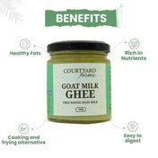Buy 100% Natural Farm-Fresh Goat Milk Ghee – Courtyard Farms