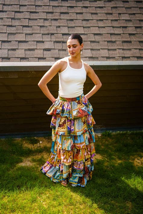 Wanderlust Tiered Maxi Skirt – Drawn
