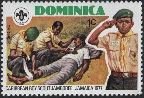 SCG10401 - 🇩🇲 Dominica 1977 – Caribbean Boy Scout Jamboree (Jamaica ...