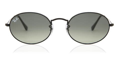 Ray-Ban RB3547N Oval Flat Lenses 002/71 Sunglasses Black ...