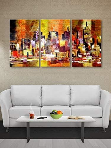 999STORE wooden Stretched abstract painting with frame abstract ...