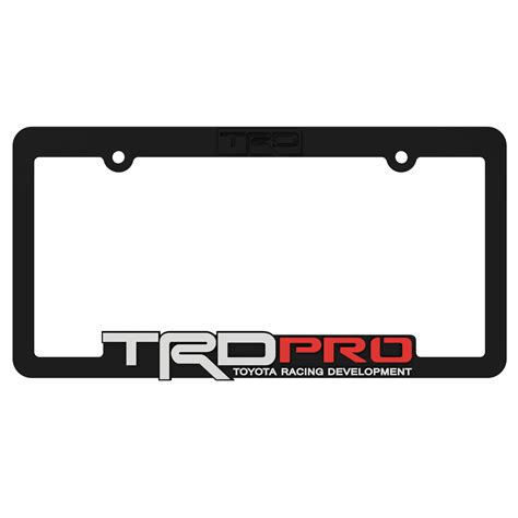 4Runner Toyota Blackout License Plate Frame Bracket — Custom Car Gear MODS & Accessories