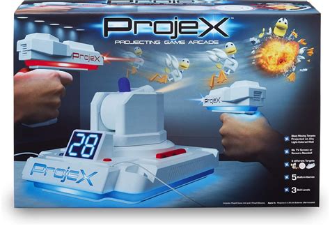 Laser X NSI ProjeX Image Projecting Arcade Game: 2 Player, 5 Built-in ...