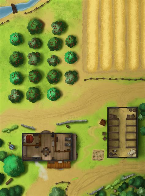 "Farm"[OC][Battlemap] : r/battlemaps