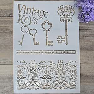 SLGIFT DIY Decorative Tile Stencil Template for Painting on Walls ...