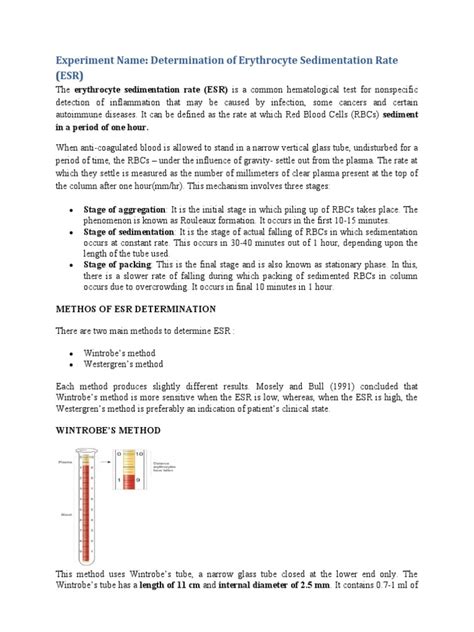ESR Testing 的图像结果