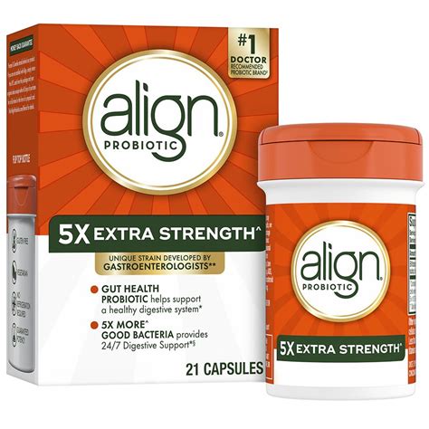 Align Probiotic Extra Strength, 5X More Good Bacteria Capsules | Walgreens