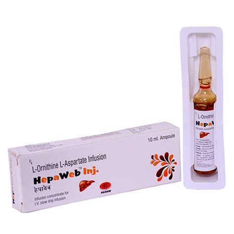 L-ORNITHINE L-ASPARTATE INFUSION -10ml Liq. Injection ISKON REMEDIES