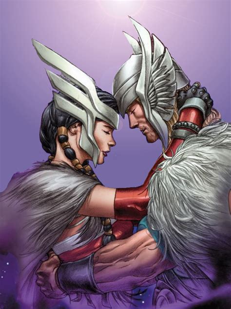 Lady Sif & Thor | Thor comic, Thor comic art, Marvel thor