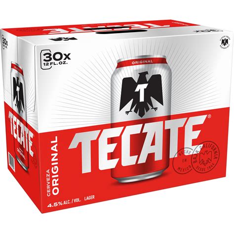 Buy Tecate Original Mexican Lager, 30 Pack, 12 fl oz Cans Online at ...