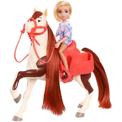 Buy DreamWorks Spirit Riding Free Collector Doll & Horse Abigail Stone ...