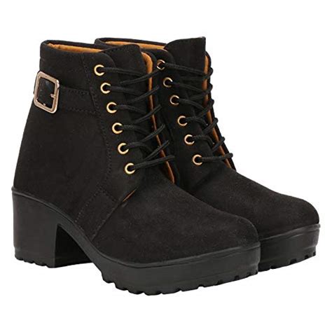 Buy Commander Women's & Girl's Black Chukka Boot - 4 UK at Amazon.in