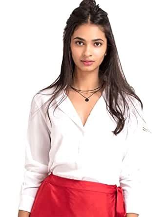 Buy SHAYE Women Every Ocassion White Shirt | Collared | Full Sleeves ...