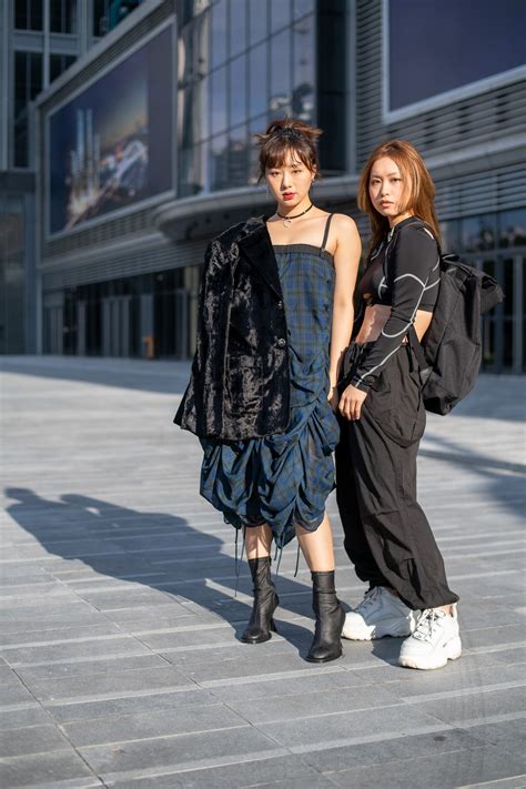 Combat boots and barely-there slip dresses make a street style comeback ...
