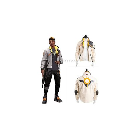Buy VALORANT Phoenix Jacket Cosplay Costume Wig Shoes Sold Separately ...