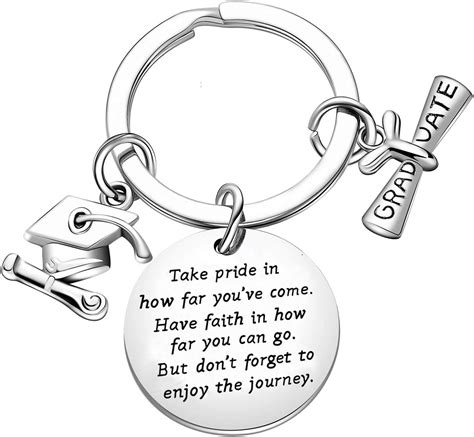 Buy Graduation Gift Take Pride in How Far You Have Come Keychain ...