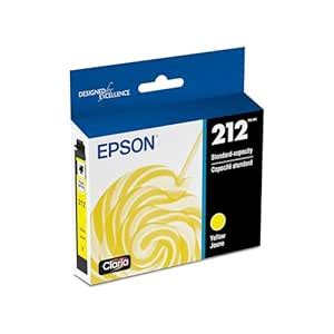 EPSON T212 Claria Ink Standard Capacity Yellow Cartridge (T212420-S ...