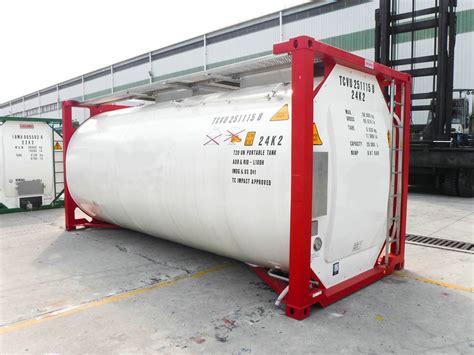 T20 T21 T22 UN Portable Cl4ti Titanium Tetrachloride ISO Container Tank ...