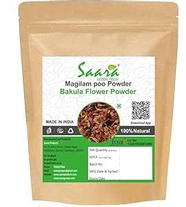 Saara HERBAL FRESH MagilamPoo Flower Powder, 70g, Spanish cherry Flower ...