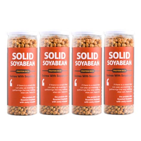 Omay Foods Roasted Solid Soyabean - Protein Rich, 160G (Pack of 4)I Oil ...