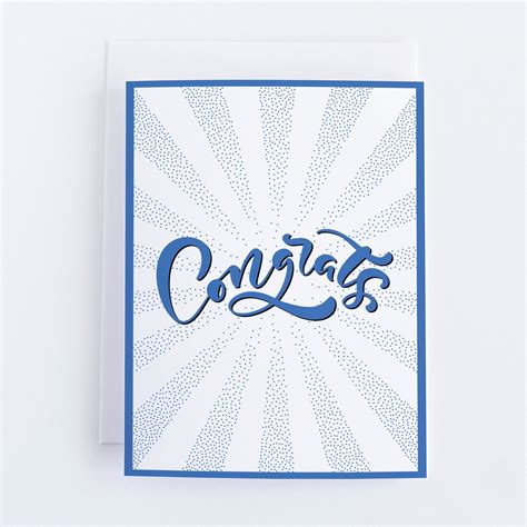 Congrats Card, Congratulations Card, Greeting Postcard, Congratulations ...