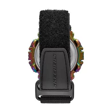 Skechers® Men's Keats Digital Nylon Strap Chronograph Digital Watch