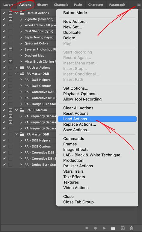 How to Install Photoshop Actions 的图像结果