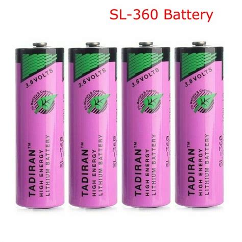 Buy 4pcs 3.6V SL-360 TL-5903 TADIRAN PLC Battery for Siemens S7-400 ...