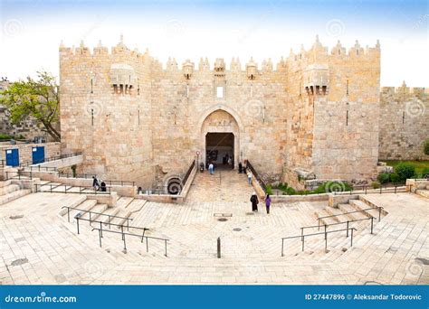 Damascus Gate, Jerusalem, Israel Editorial Photo - Image of israel ...