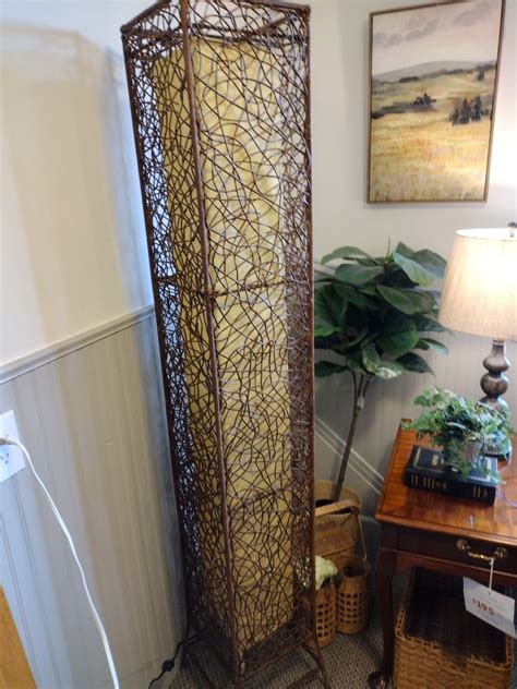 Wicker/Square Floor Lamp | Roth & Brader Furniture